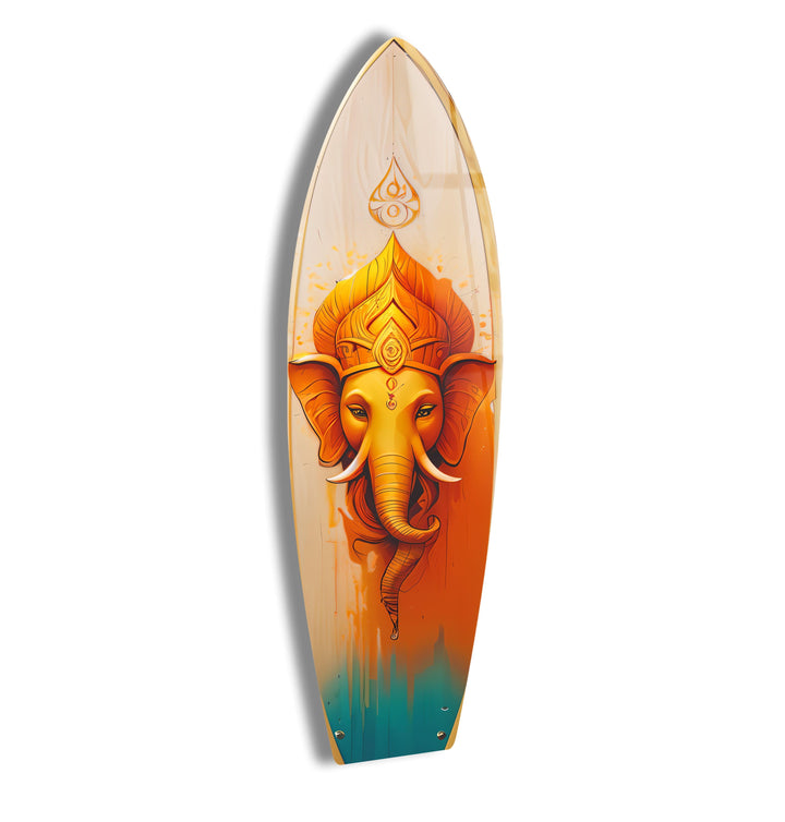 Vivid Buddha Surfboard Wall Art