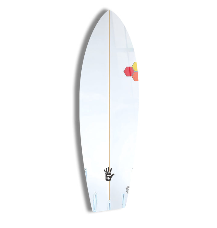 White Surfboard Wall Art