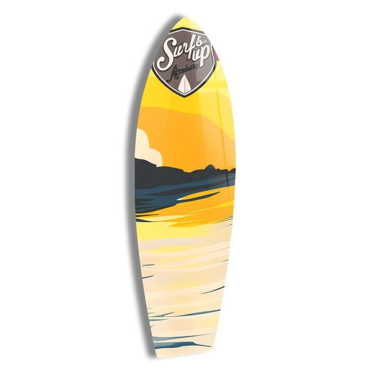 Soft Colors Surfboard Wall Art