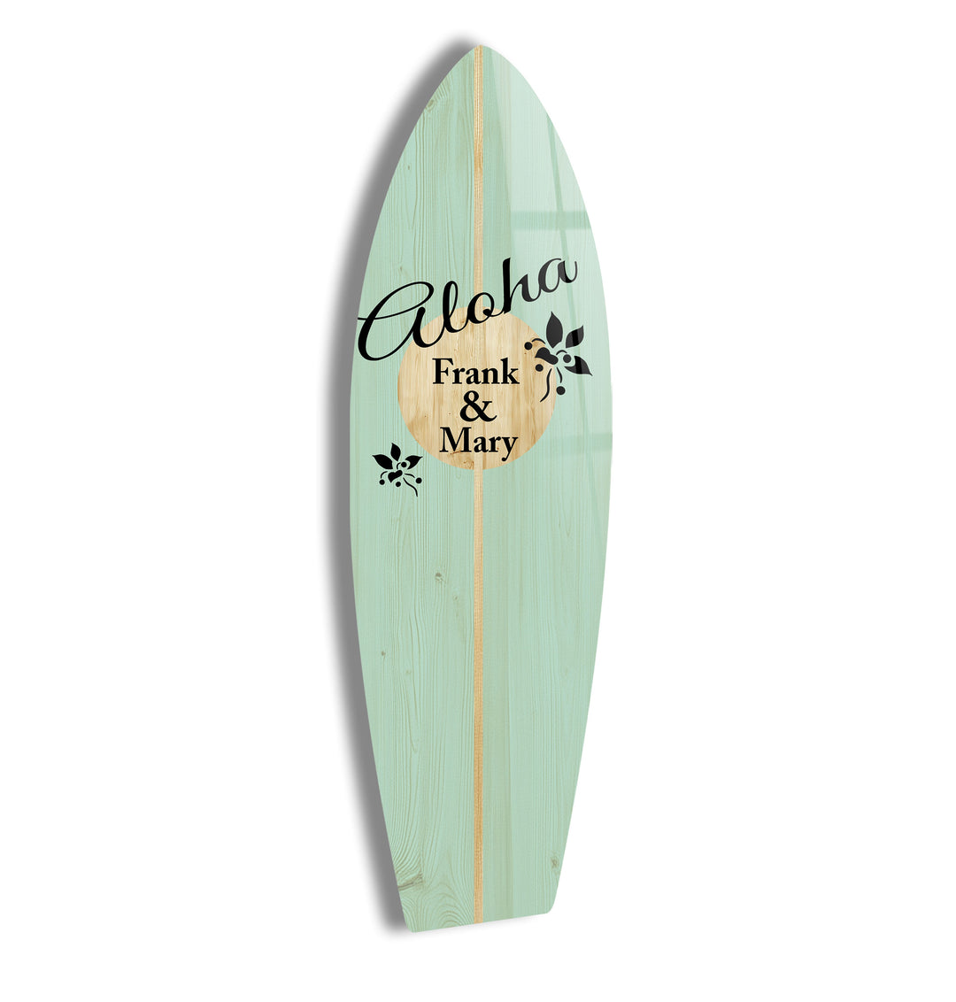 Customized Surfboard Wall Art