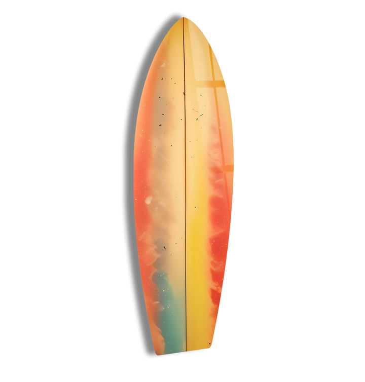 Soft Colors Art Surfboard Wall Art