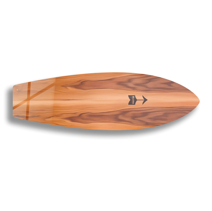 Brown Wooden Surfboard Wall Art