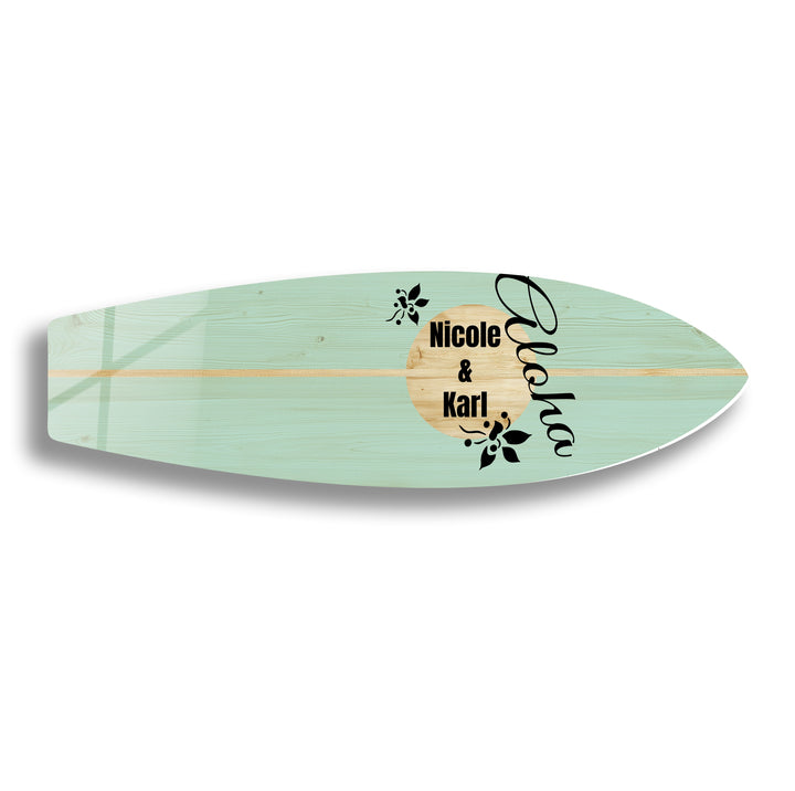 Customized Surfboard Wall Art