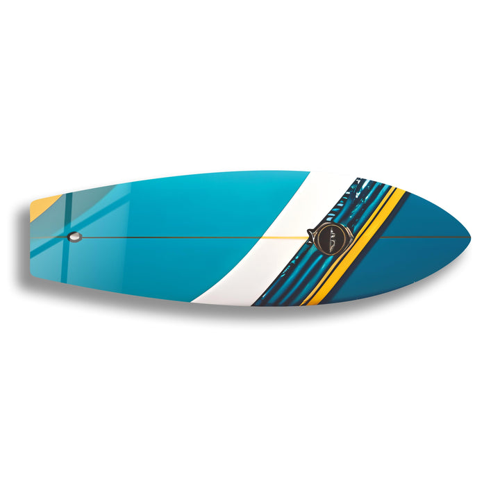 Blue Surfboard Wall Art