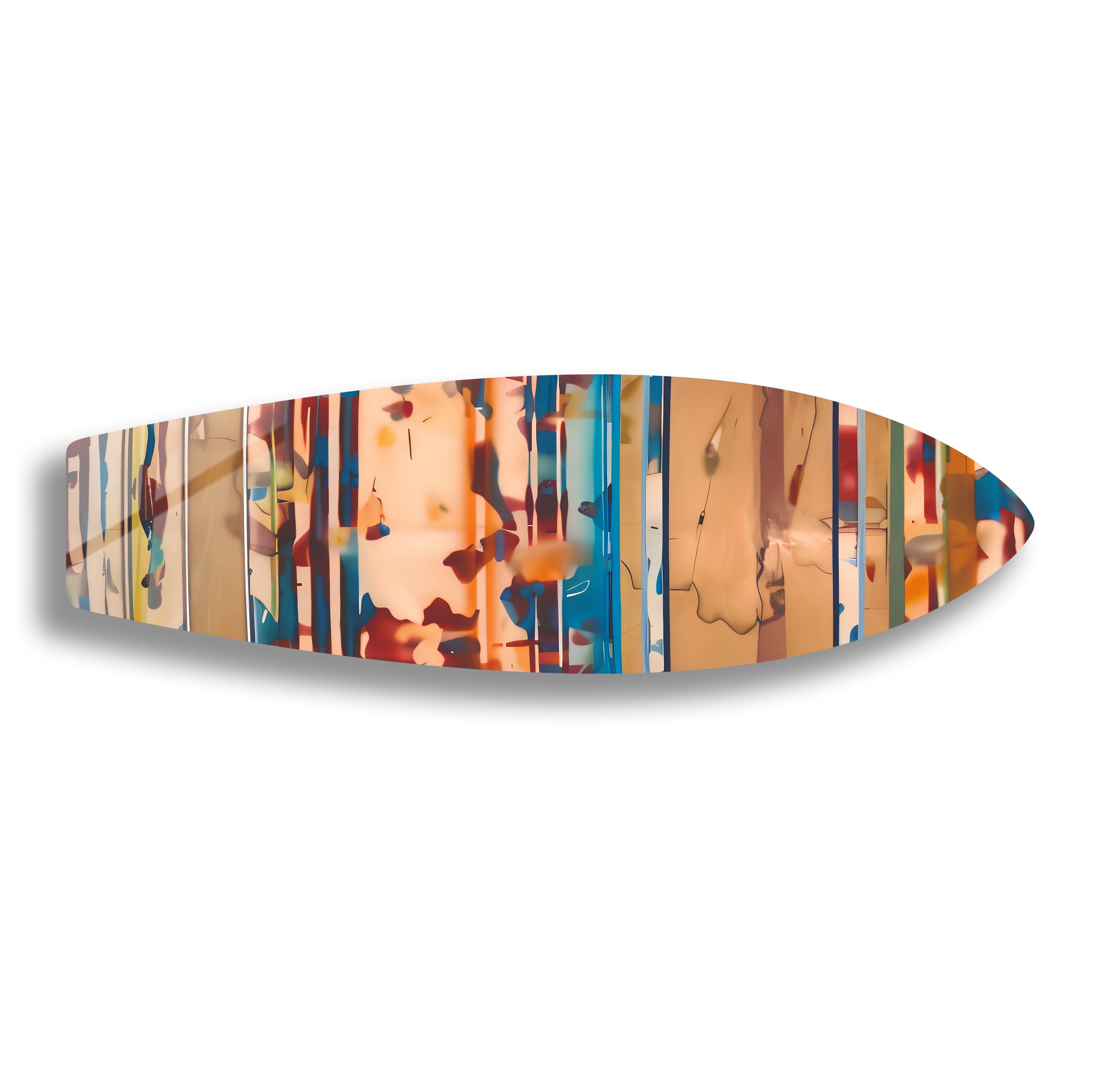 Beige Surfboard Wall Art