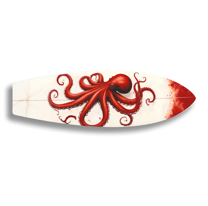 Octopus Surfboard Wall Art