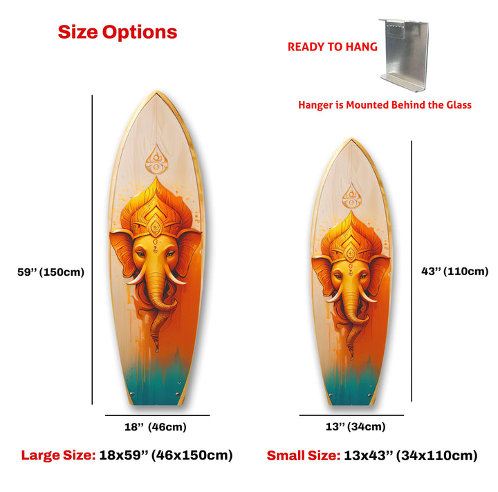 Vivid Buddha Surfboard Wall Art