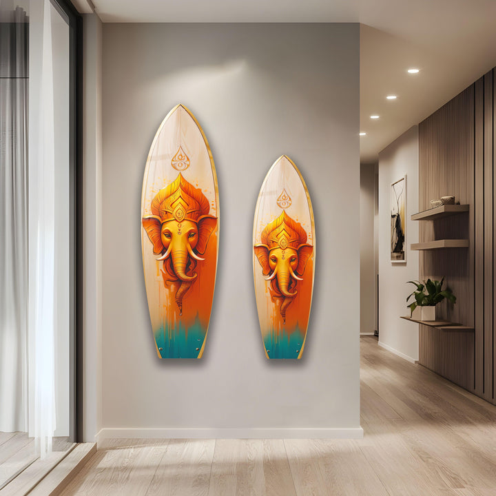 Vivid Buddha Surfboard Wall Art