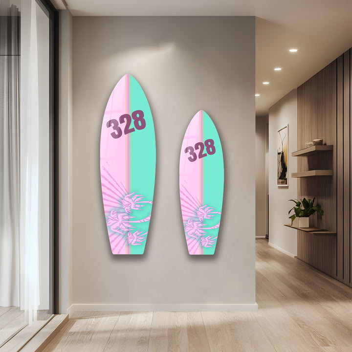 Customable Surfboard Wall Art