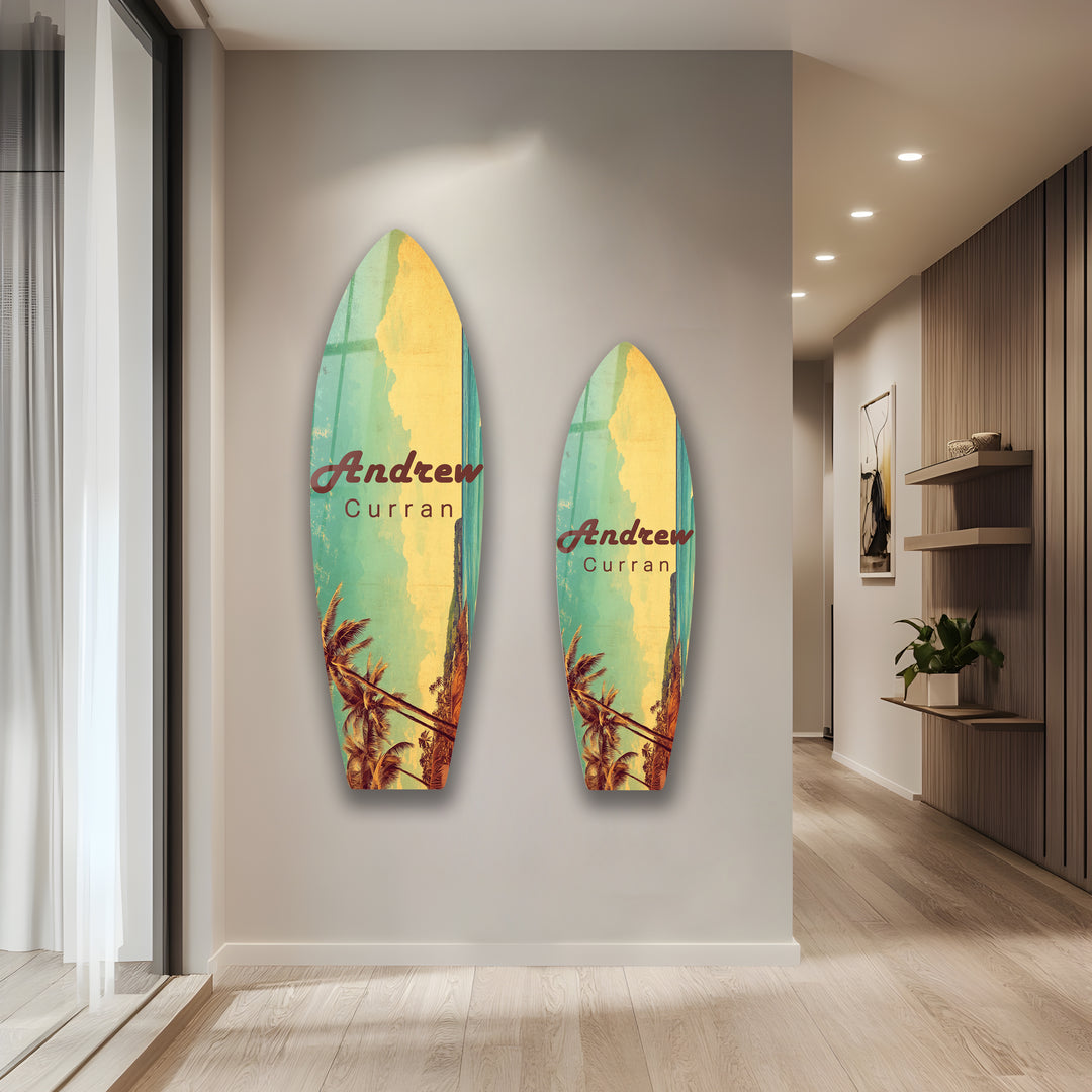 Exclusive Surfboard Wall Art