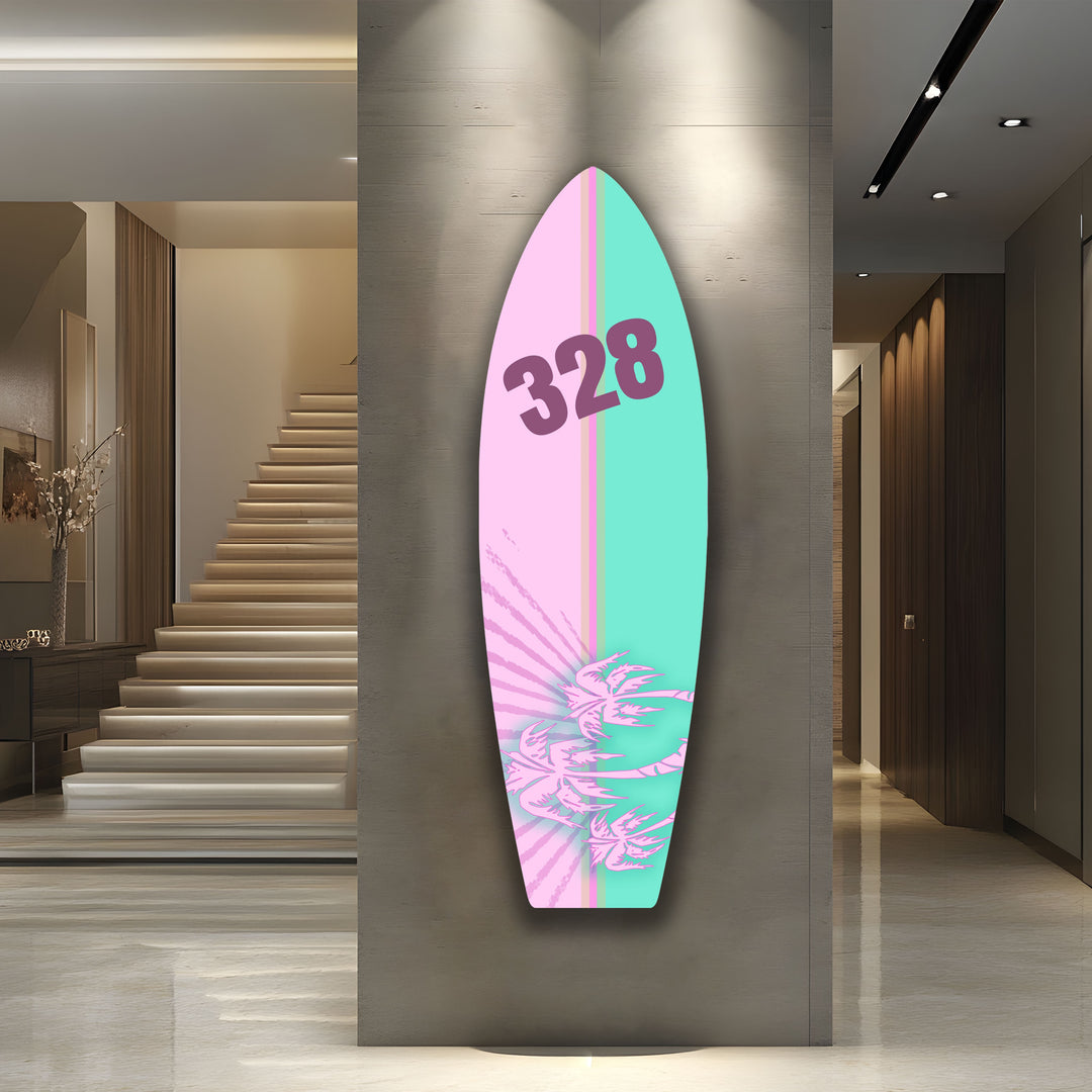 Customable Surfboard Wall Art