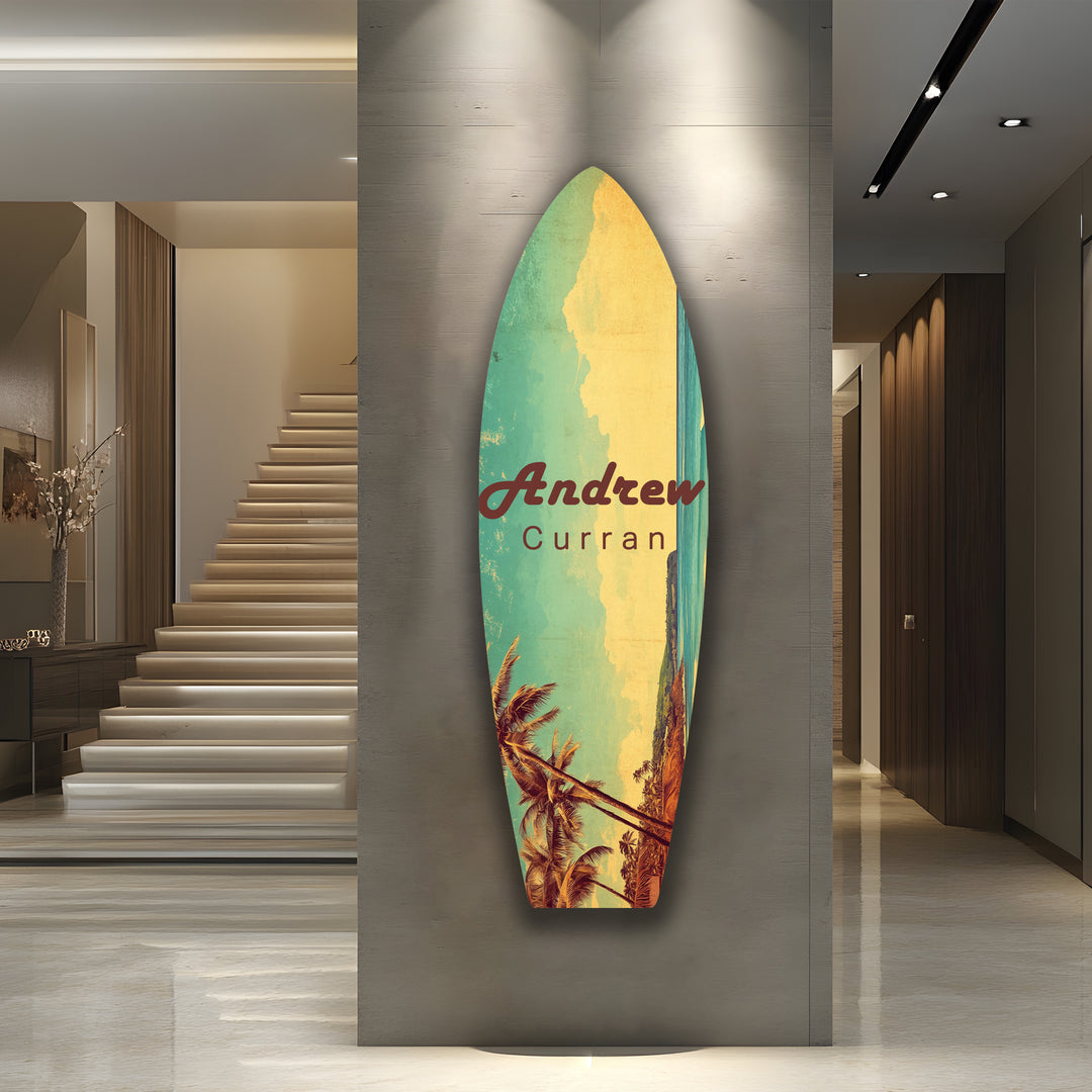 Exclusive Surfboard Wall Art