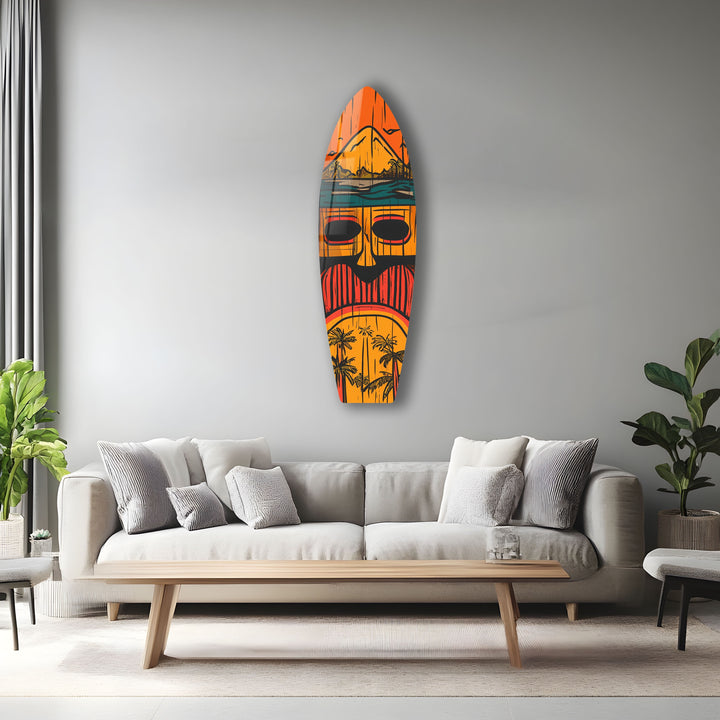 Tiki Bar Decor Surfboard Wall Art