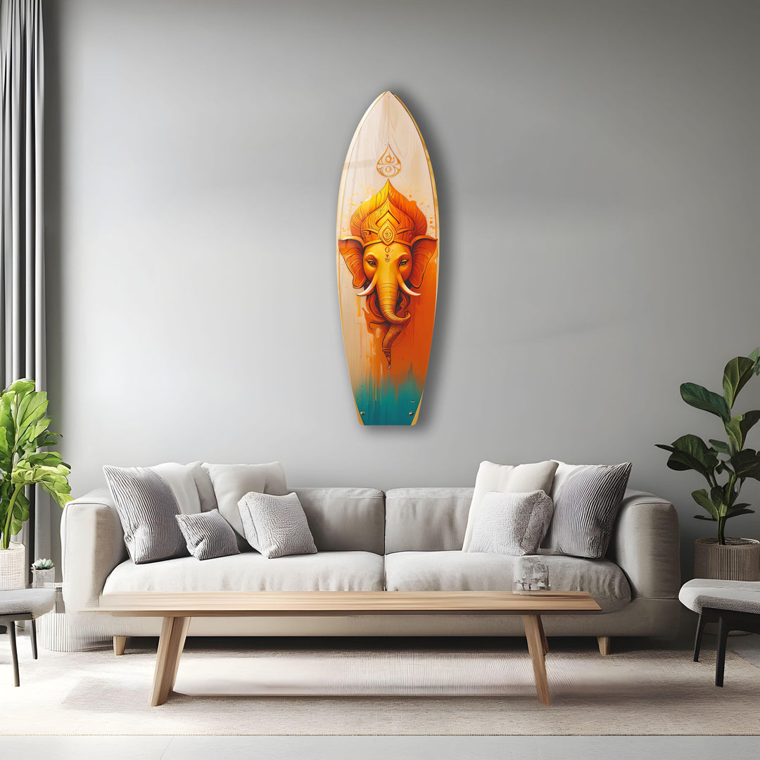 Vivid Buddha Surfboard Wall Art