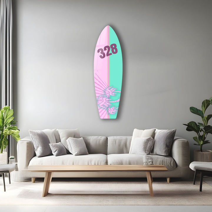 Customable Surfboard Wall Art