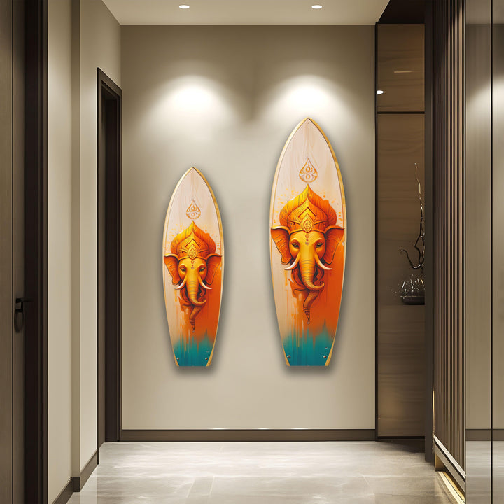 Vivid Buddha Surfboard Wall Art