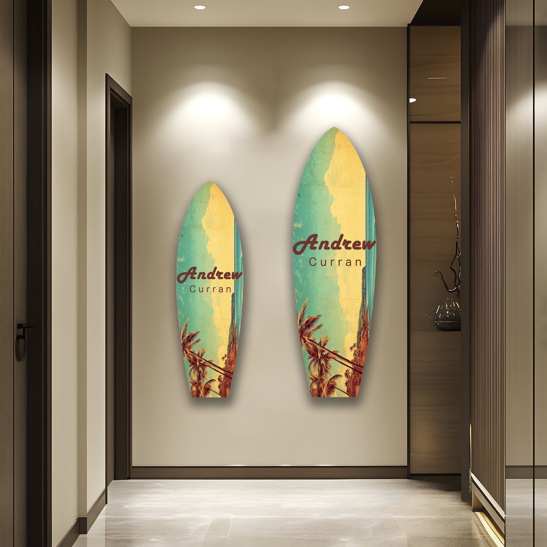 Exclusive Surfboard Wall Art