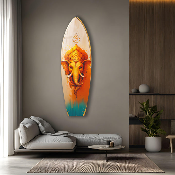 Vivid Buddha Surfboard Wall Art