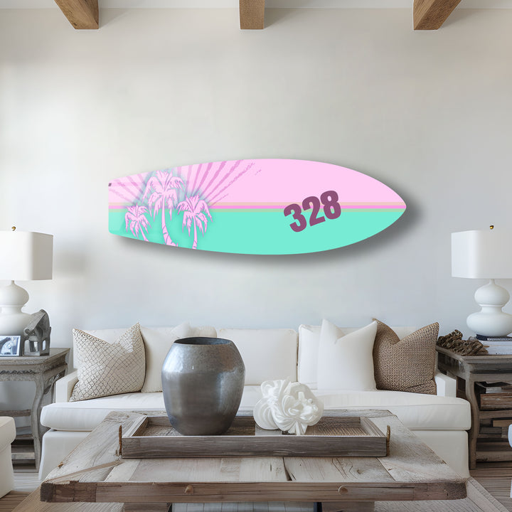 Customable Surfboard Wall Art