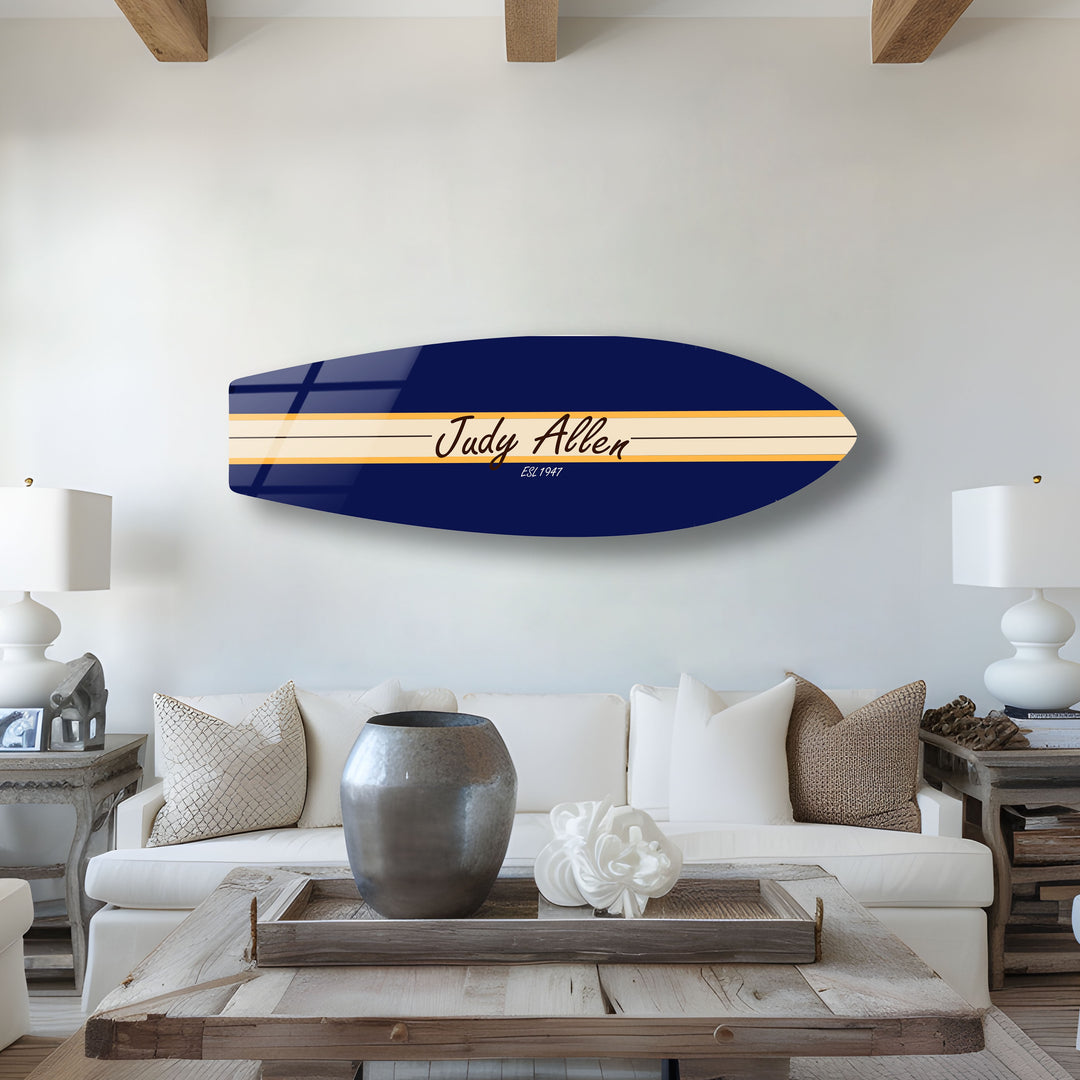 Print Custom Surfboard Wall Art