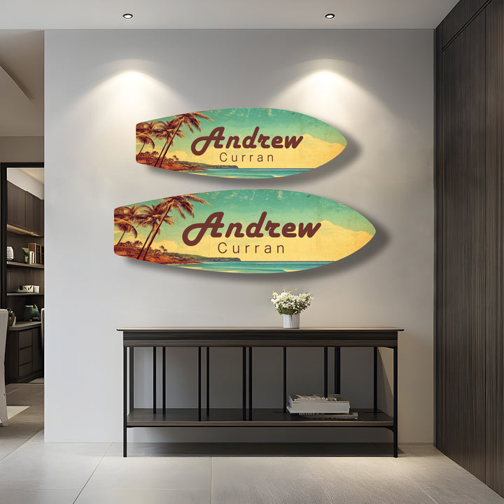 Exclusive Surfboard Wall Art