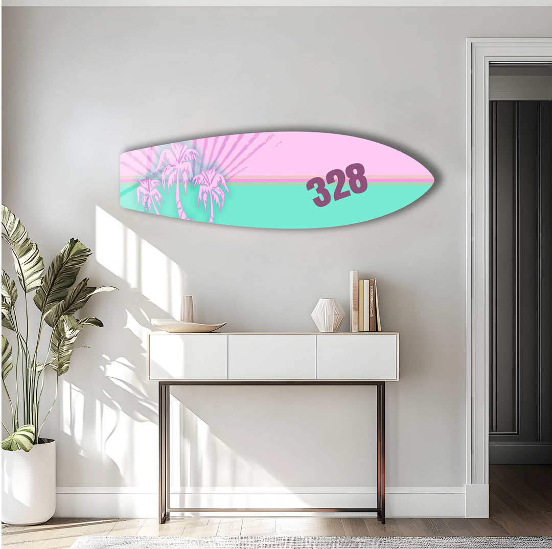 Customable Surfboard Wall Art