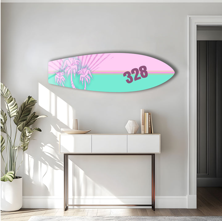 Customable Surfboard Wall Art