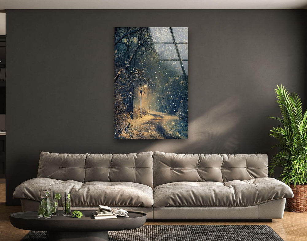 Narnia Winter Glass Wall Art glass photo prints, glass picture prints
