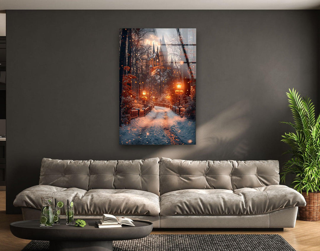 Narnia Castle Glass Wall Art glass photo prints, glass picture prints
