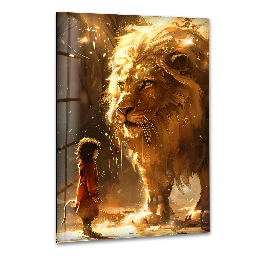 Narnia Glass Wall Art glass art painting, glass art for the Wall
