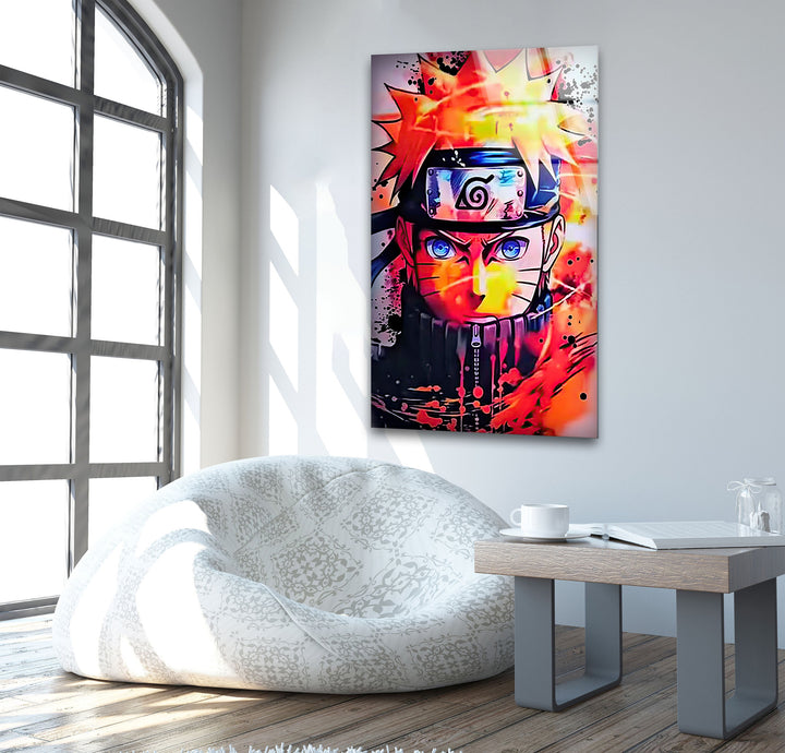 Naruto Glass Wall Art photo print on glass, prints on glass wall art
