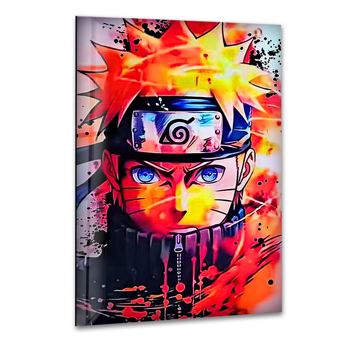 Naruto Glass Wall Art glass wall decor, glass wall art decor
