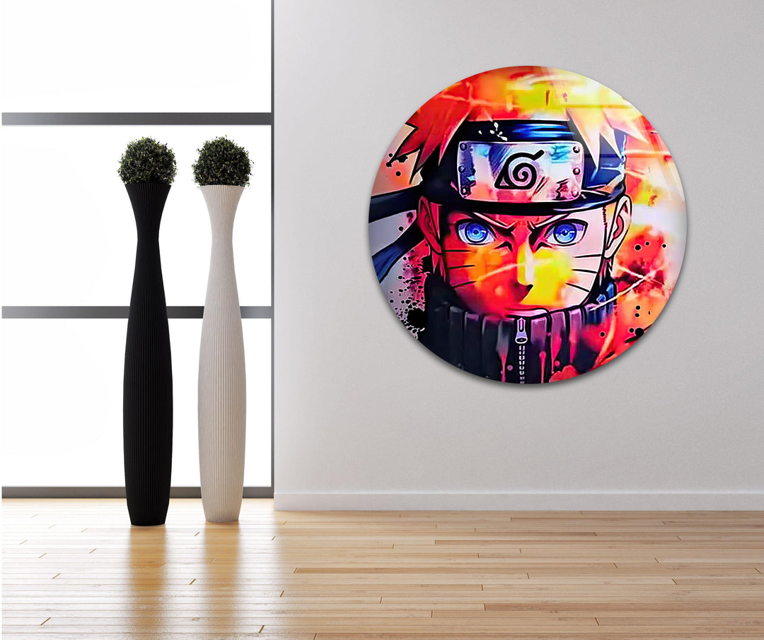 Naruto Glass Wall Art large glass photo prints, glass wall photos
