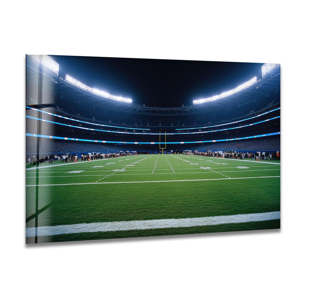 NFL Stadium Art Glass Wall Art stained glass wall art, stained glass wall decor
