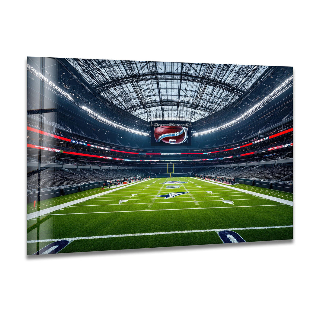 NFL Stadium Glass Wall Art glass photo prints, glass picture prints
