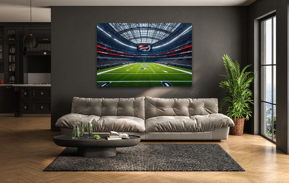 NFL Stadium Glass Wall Art glass image printing, glass prints from photos
