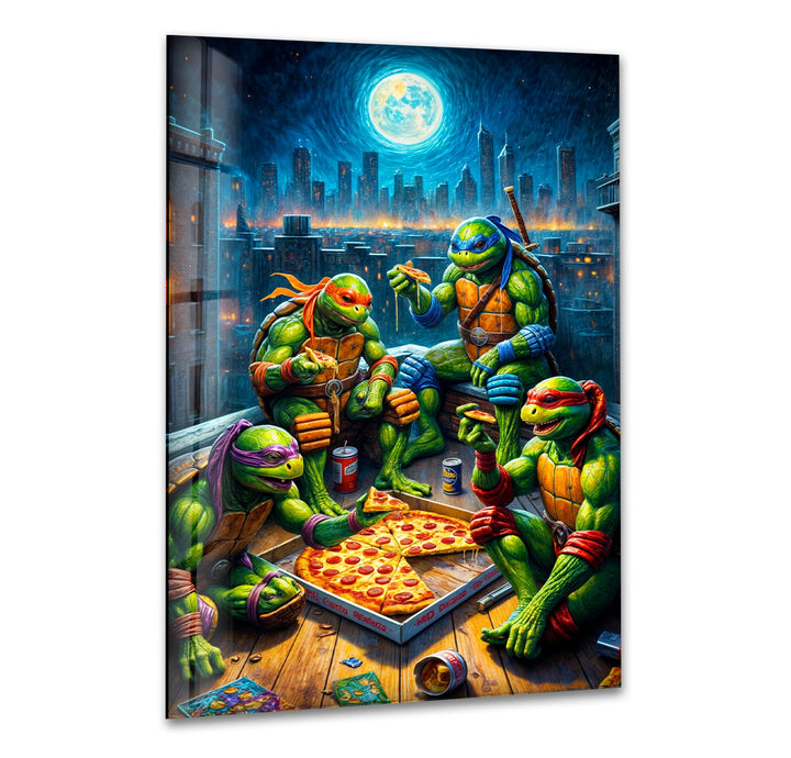 Ninja Turtles Glass Wall Art art glass wall art, glass wall art pictures
