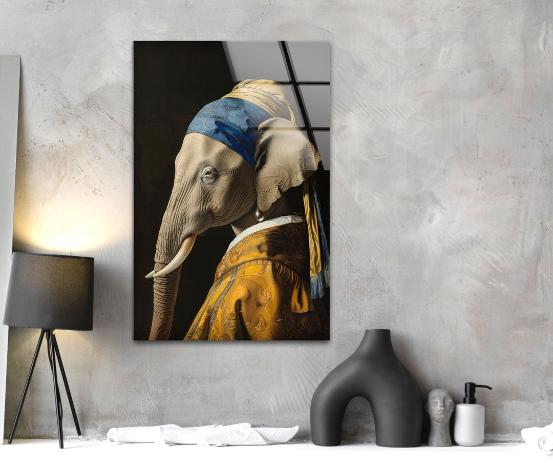 Johannes Vermeer Painting Glass Wall Pictures | Artistic Wall Decor