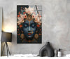 Painting of Goddess Durga Photo on Glass Home Decor