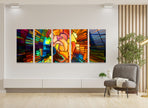 Stained Tempered Glass Wall Art