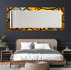 Gold Stained Tempered Glass Wall Mirror