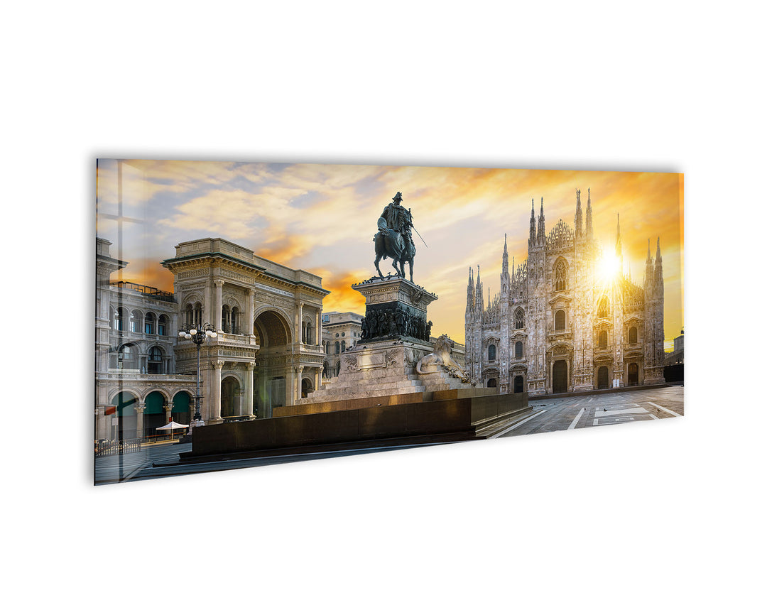 Milan Duomo Cathedral Glass Wall Art, Glass Printing Wall Art, Print photos on glass