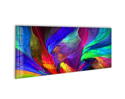 Modern Colorful Abstract Glass Wall Art, glass photo prints, glass picture prints