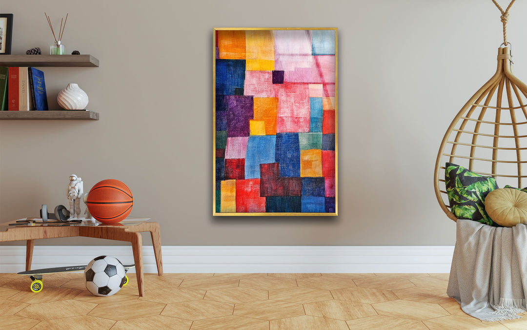 Paul Klee Stained Glass Wall Art large glass photo prints, glass wall photos
