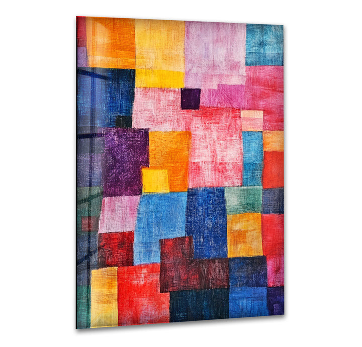 Paul Klee Stained Glass Wall Art glass art painting, glass art for the Wall
