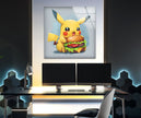 Pikachu Tempered Glass Wall Art - MyPhotoStation