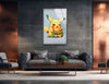 Pikachu Tempered Glass Wall Art - MyPhotoStation