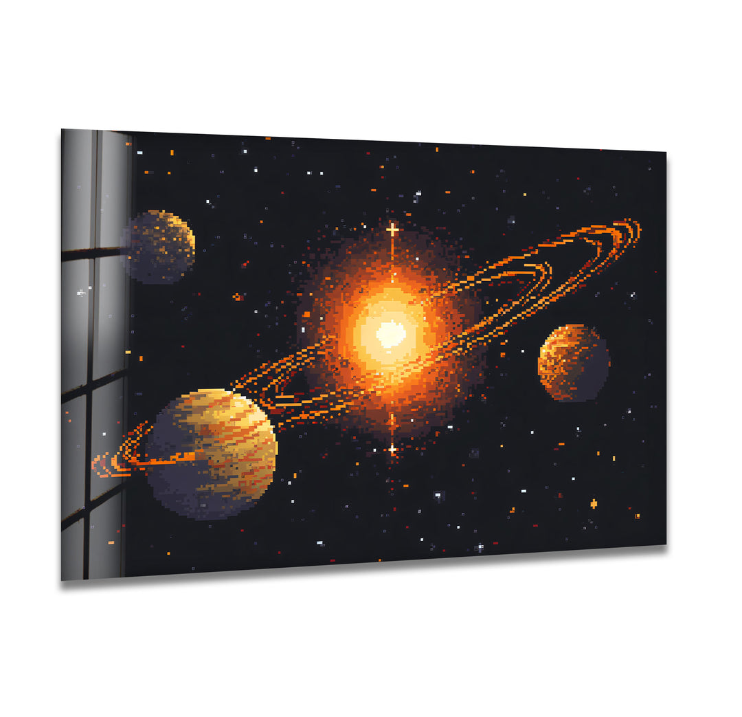 Space prints showcasing mesmerizing galaxies, planets, and celestial wonders in vivid detail
