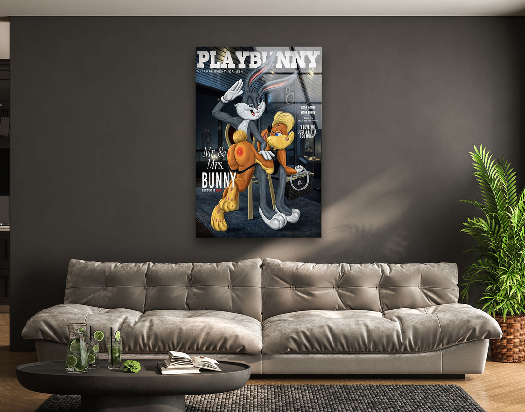 Playbunny Glass Wall Art custom glass photo prints, large glass prints
