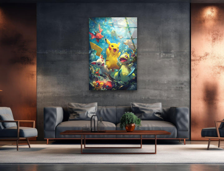 Pokemon Tempered Glass Wall Art - MyPhotoStation